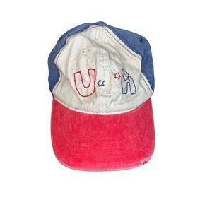 USA Embroidered Red, White, and Blue Cap​